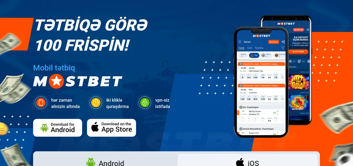 Mostbet mobil tətbiq səhifəsi: Android və iOS